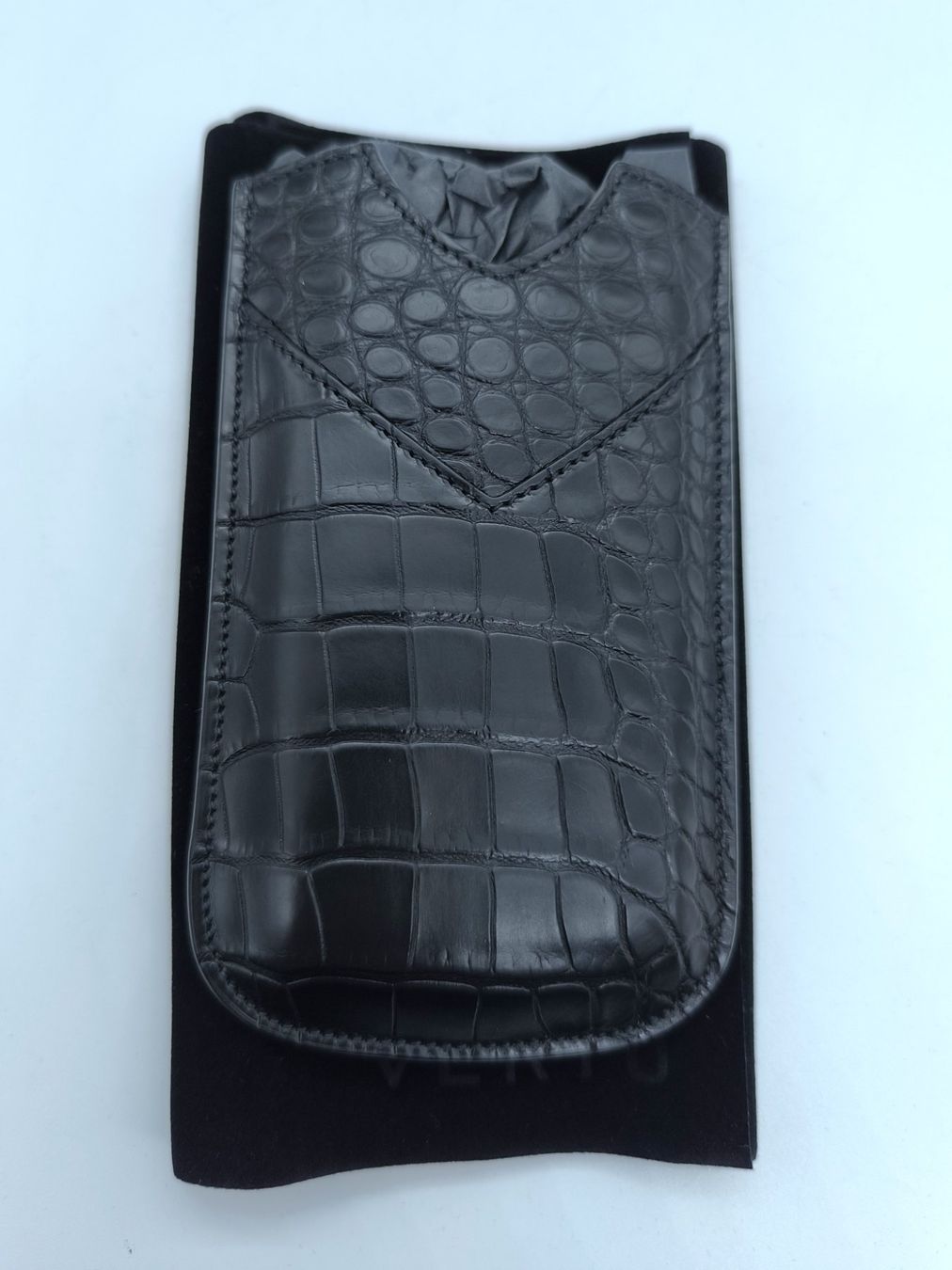 Vertu Cover & Protezioni schermo: Original VERTU Constellation Touch Alligator Case Black – Nuovo (secondo la descrizione) da Rüti ZH venduto da Restwert_Rueti_ZH 2