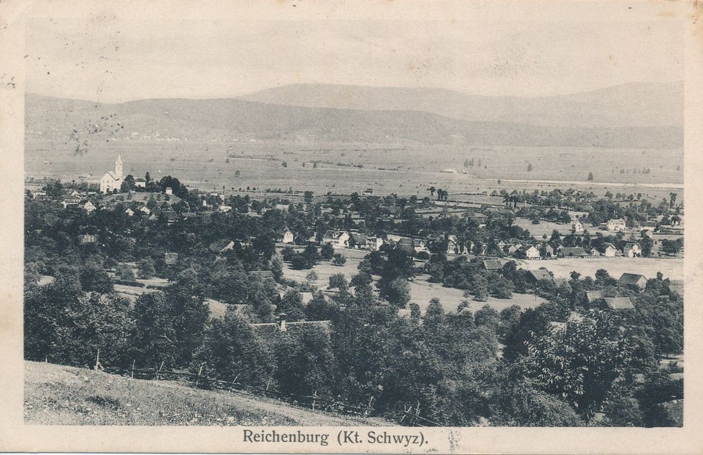 Postkarte Reichenburg gel. 1925 (Gebraucht) in Luzern für CHF 11 – mit ...