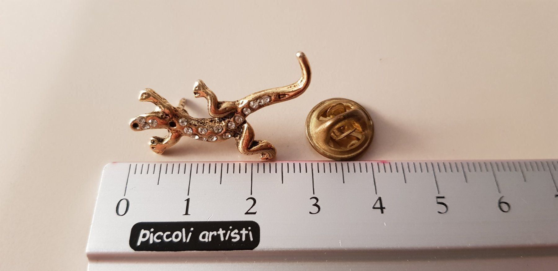 Broschen & Nadeln: Brosche Gecko – Gebraucht aus Jona von VivianPatrick 1