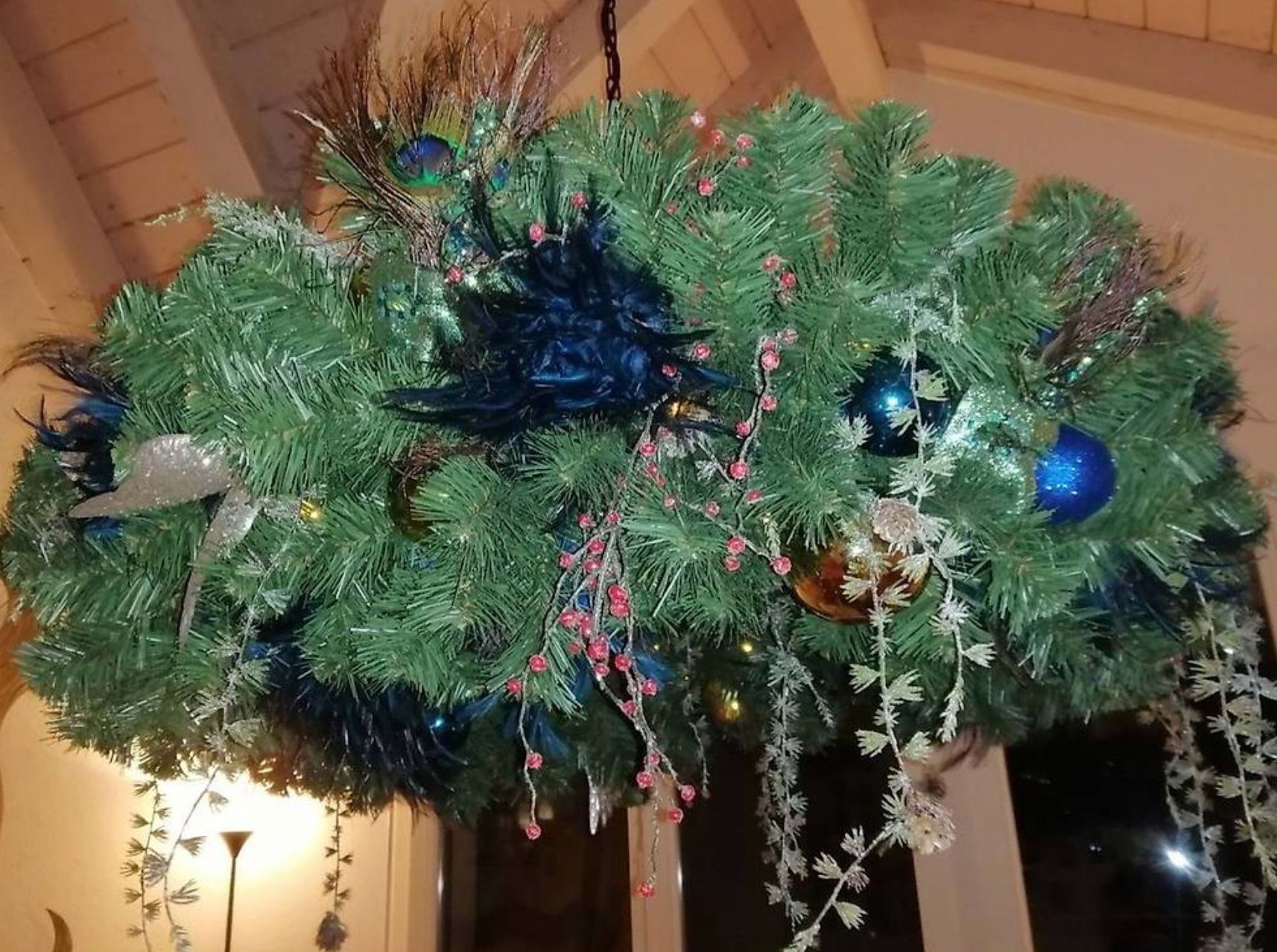Tutte le decorazioni: Weihnachtskranz / künstlich / Neuwertig / geschmückt / LED – Nuovo (secondo la descrizione) da Binz venduto da HaK_79 3