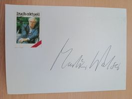 Martin Walser - † 2023 - Schriftsteller - handsigniert