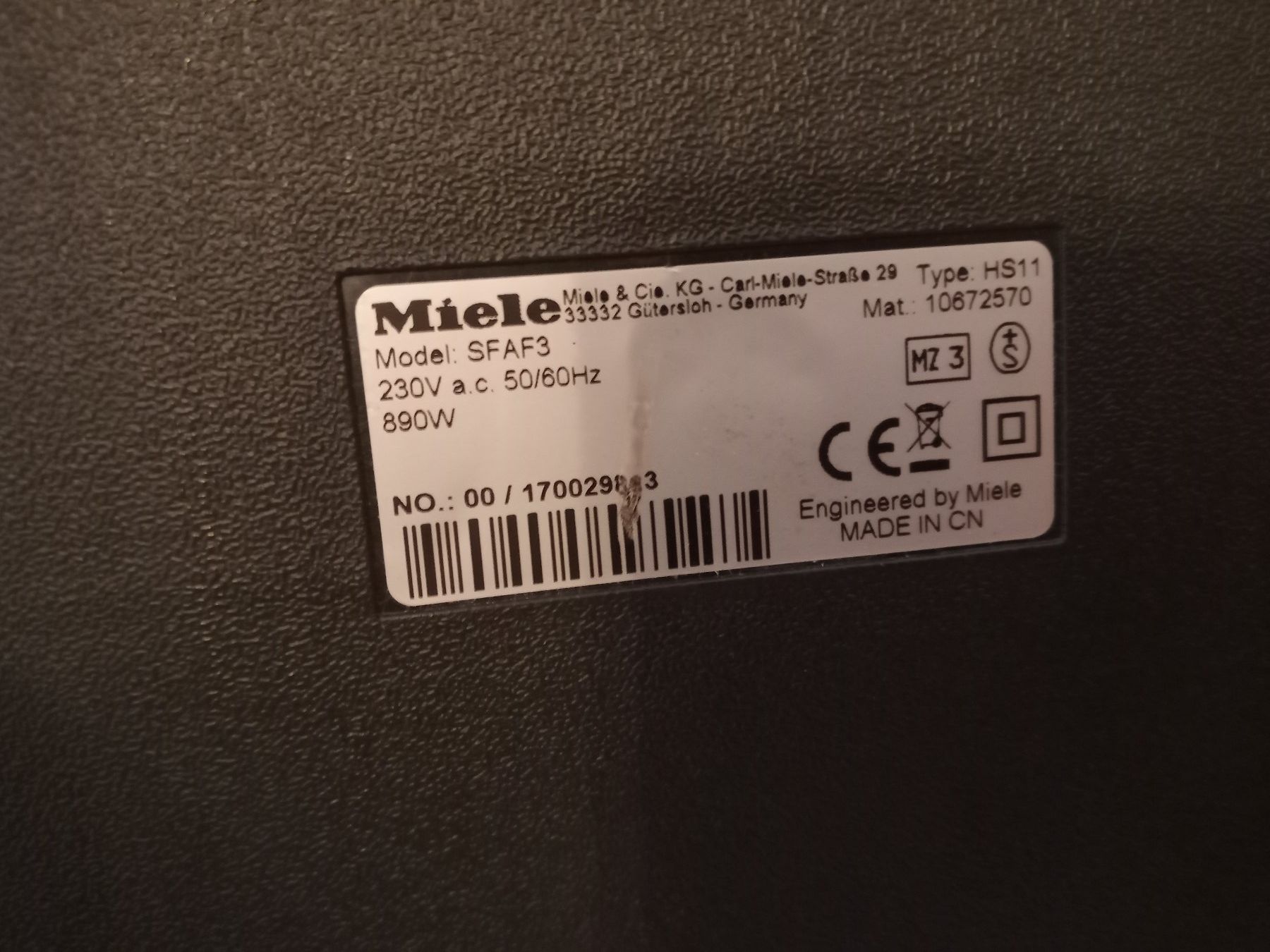 Miele Staubsauger & Zubehör: Staubsauger Miele Complete C2 powerline 890w – Gebraucht aus Prez-vers-Siviriez von Monija70 7