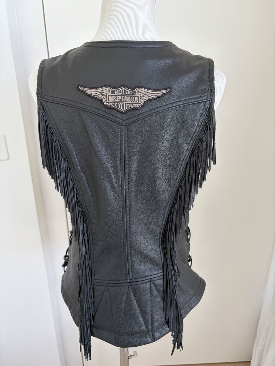 Harley-Davidson Gilet & Giacche senza maniche: Harley Davidson Lederweste – Nuovo (secondo la descrizione) da Triboltingen venduto da Sunshine073 1