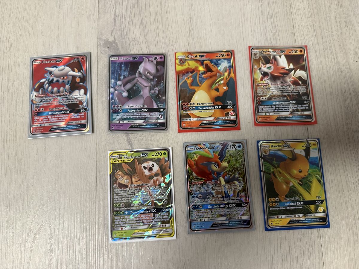 Pokémon Carte collezionabili: Pokemon GX Lot 7 Karten – Nuovo (secondo la descrizione) da Unterengstringen venduto da Birchermuesli63