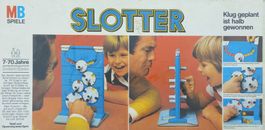 Brettspiel Slotter MB Spiele 7-70 Jahre 2-4 Spieler