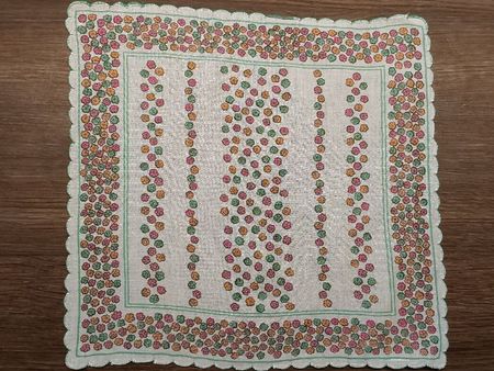 Taschentuch Motiv Blumen