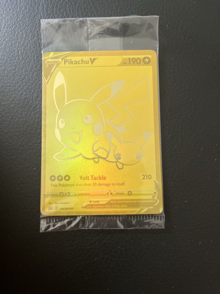 Pokémon Sammelbilder & Trading cards: Pikachu V Gold Sealed – Neu und originalverpackt aus Dübendorf von LCDH55