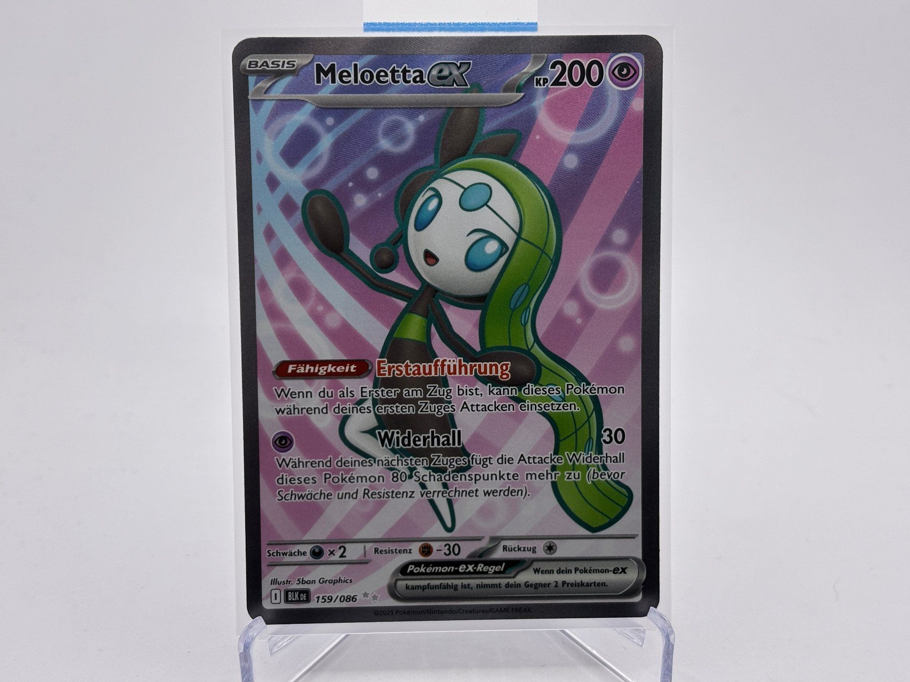 Pokémon Carte collezionabili: Schwarze Blitze - Meloetta ex  (BLK 159) - DE – Nuovo (secondo la descrizione) da Allschwil venduto da Bullach