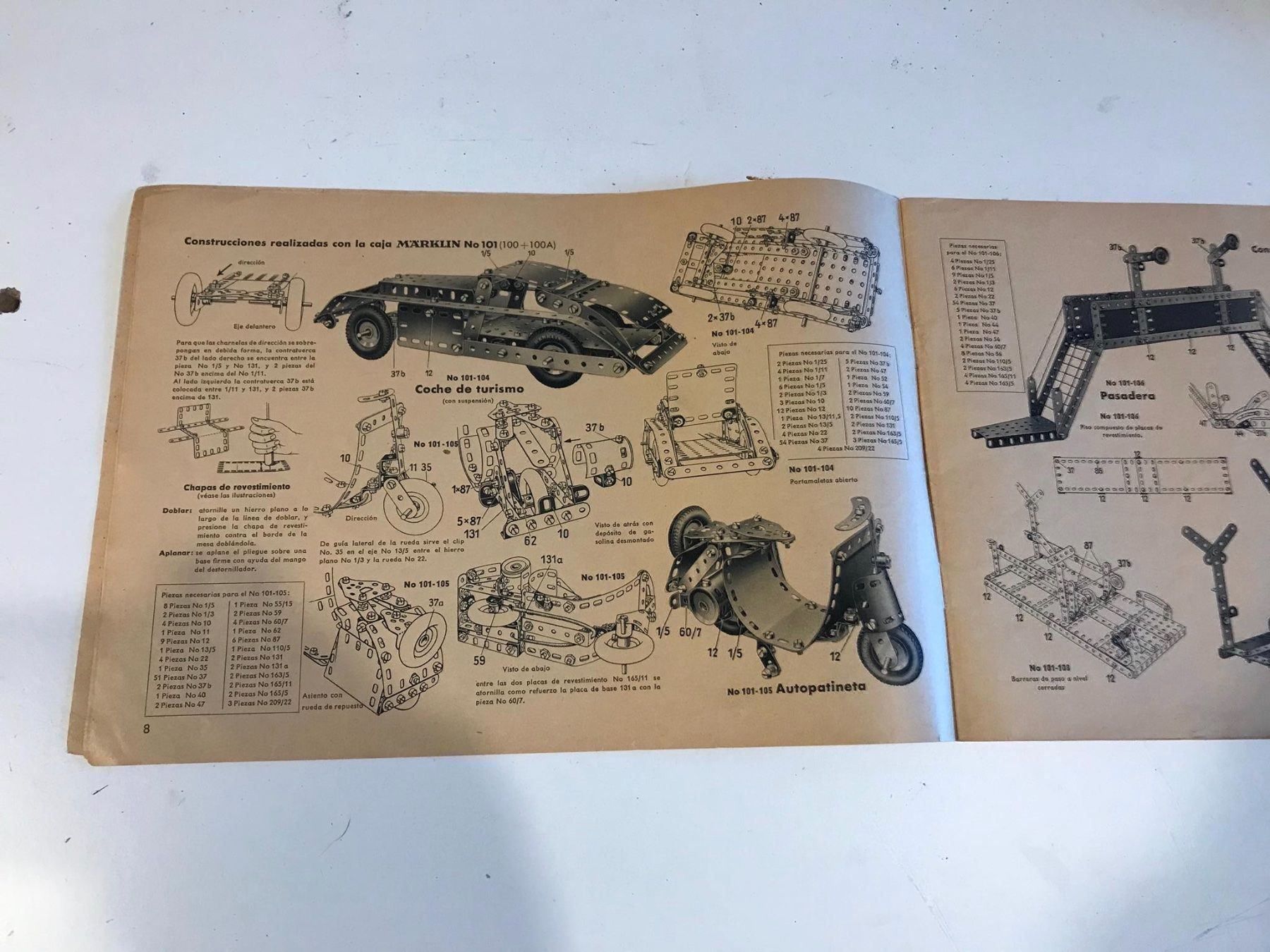 Märklin Dokumente: MÄRKLIN Katalog 50er Jahre auf Spanisch – Gebraucht aus Neunkirch von autoscooter57 5