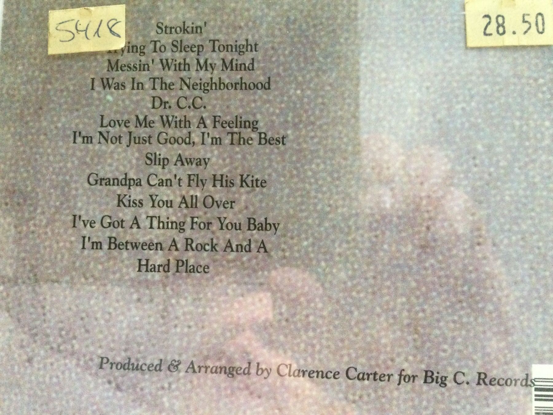 CDs: Clarence Carter   best of – Gebraucht aus Thierachern von  1