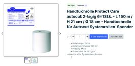 DIVERSEY Rollenhandpapier 6 x 1 Rolle
