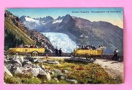 Grimsel-Passhöhe - Rhonegletscher - Postauto - 1928