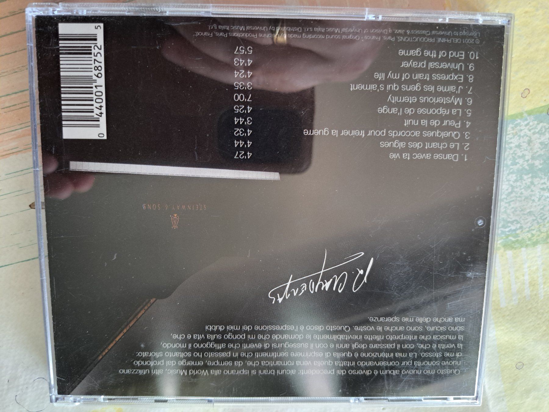 CDs: Cd Richard Clayderman - Misterious Eternity – Gebraucht aus Pully von bro_n52j 1