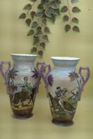 Deux vases N III  Porcelaine de paris