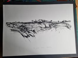 BODO STAUFFER LITHOGRAPHIE SIGNIERT