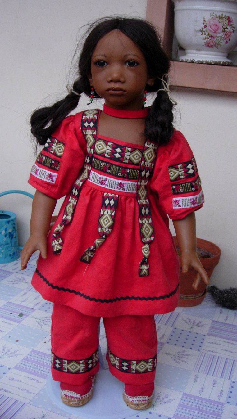 Annette Himstedt Bambole: PANCHITA - Annette Himstedt Puppe – Usato da Basel venduto da Grbina64 1