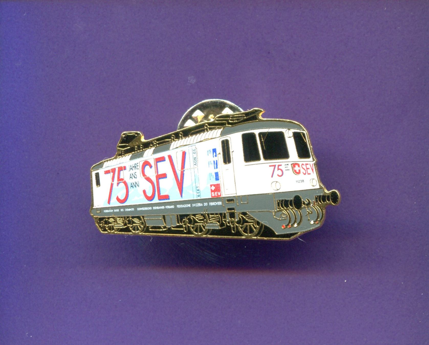 SBB/CFF/FFS Placchette & Badge: Schmid-Müller  Re 4/4  Lim.1000 – Usato da Winterthur venduto da Sammleroase