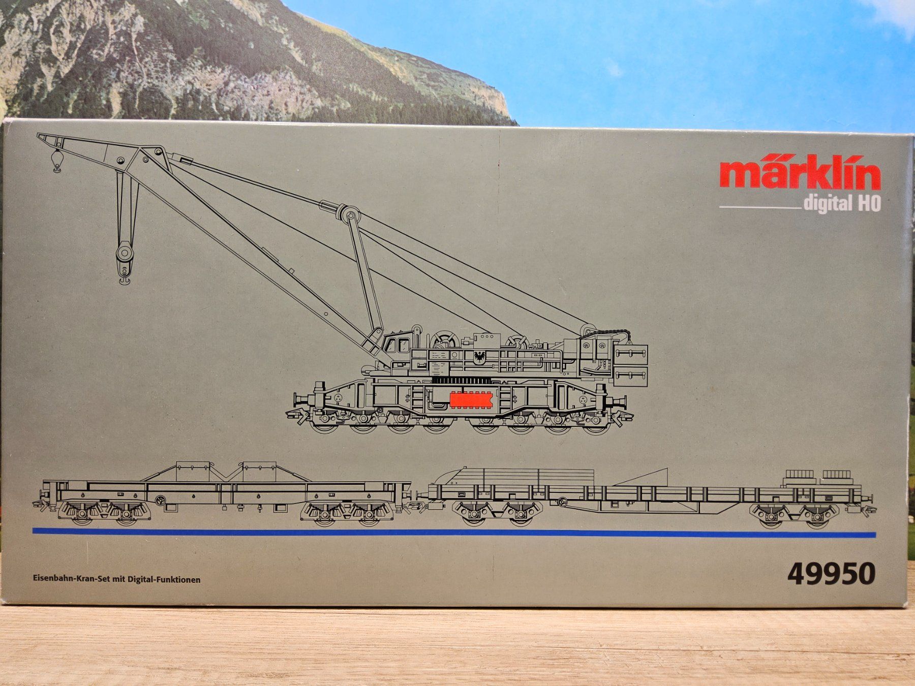 Märklin 49950 Kranwagen Goliath - Eisenbahn Kran Set digital (Gebraucht ...