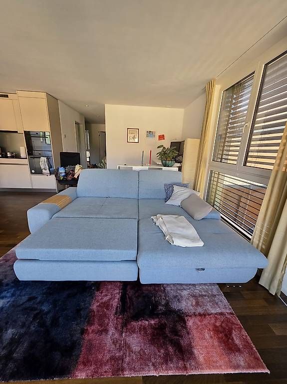 Sofas:  Wunderschönes Musterring Bettsofa mit Garantie grau-blau  – Gebraucht aus Steckborn von ajg_y9wb 2