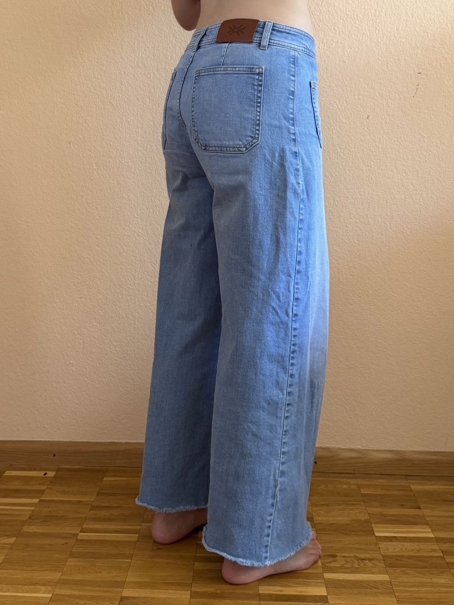 Benetton Jeans: BENETTON WIDE-LEG JEANS S-M – Nuovo (secondo la descrizione) da Puplinge venduto da yav_9r9f 3