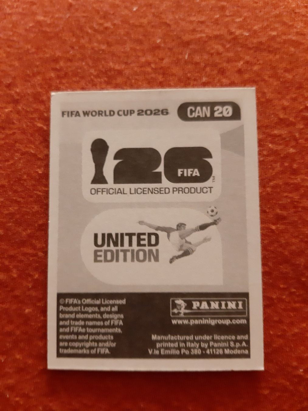 Panini Carte collezionabili: Panini WM 2026 Jonathan David CAN 20 Swiss Edition Mint – Nuovo (secondo la descrizione) da Ittigen venduto da Footygol 1