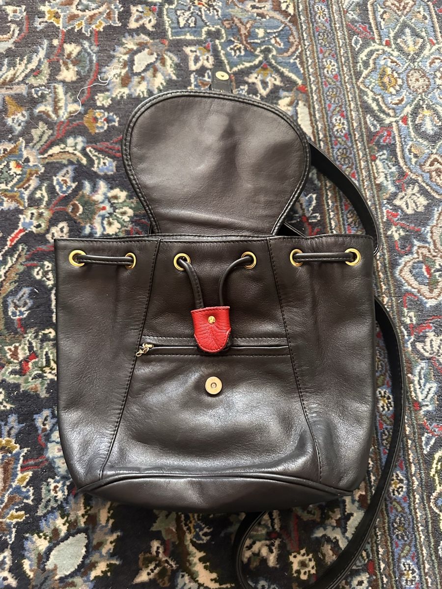 Rucksäcke: Vintage Rucksack / Lederrucksack mit Kuhfell – Gebraucht aus Winterthur von whatdreamz 2