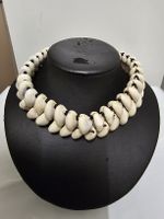 Collier double/Coquillages Cauris/Fait Main/Bijou Ethnique