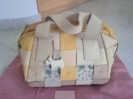 Radley Lederhandtasche in gelb