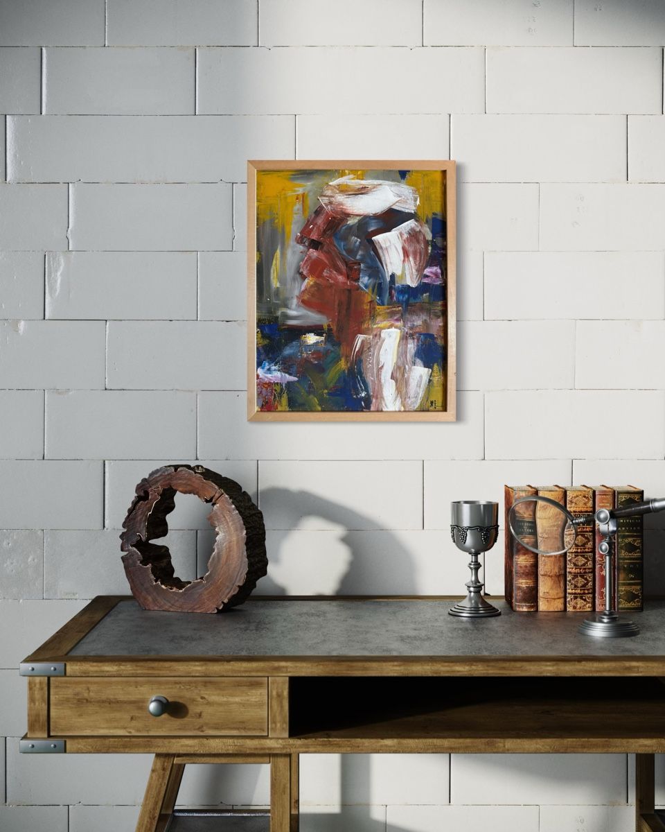 Tableaux: Gemälde 40x50 cm Original 2018 Acryl – D'occasion à Münsingen par Secondhand89