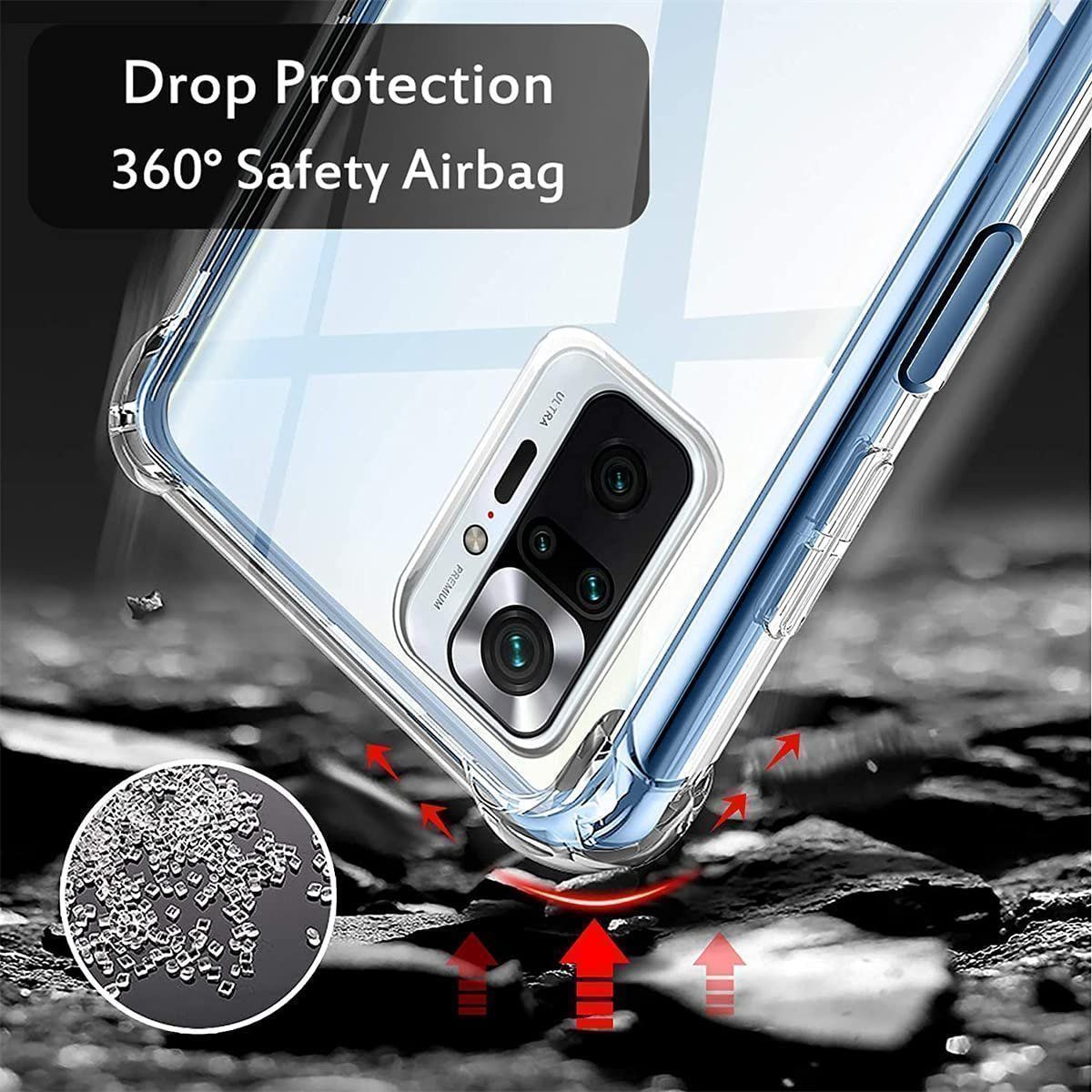 Cover & Protezioni schermo: Xiaomi Redmi Note 10 Pro / Max Hülle Etui Case Cover ROBUST – Nuovo e nell'imballaggio originale da Volketswil venduto da coverandmore 2