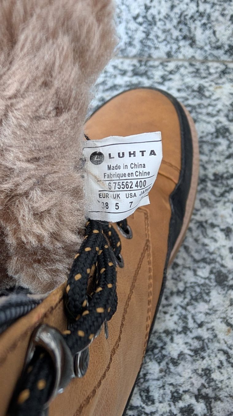 Scarpe da uomo: Lutha Winterstiefel Gr. 38 – Usato da Zermatt venduto da pinky025 5