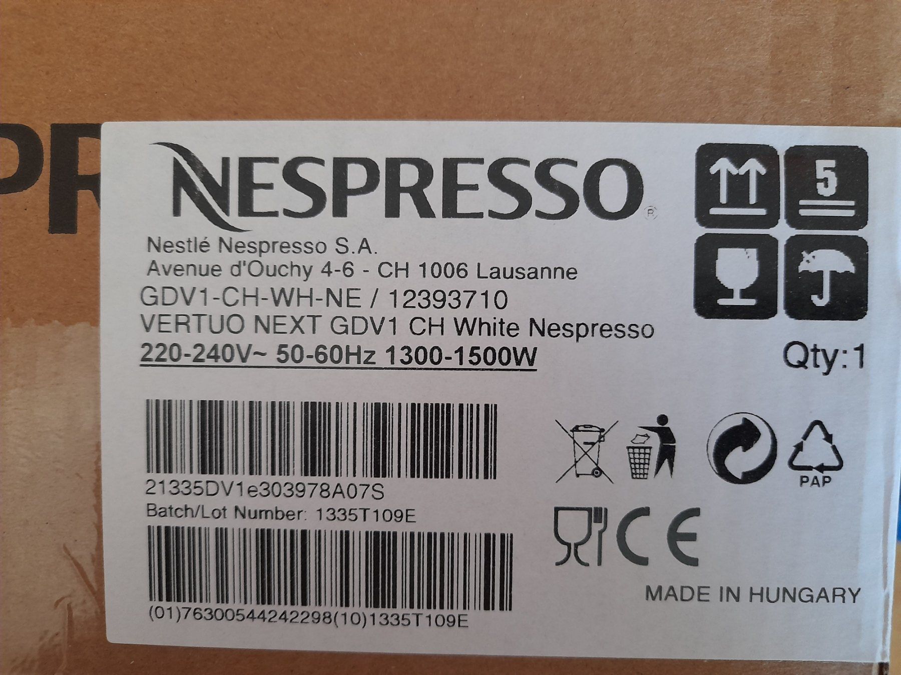 Nespresso Machines à café & Machines à expresso: Nespresso Vertuo Next – Neuf (Voir description) à Zürich par Zurich 9