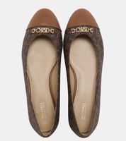 Ballerinas Michael Kors monogram braun Leder Grösse 38.5 neu