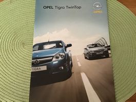 Opel Tigra Twintop Verkaufsprospekt 32 Seiten Juli 2006