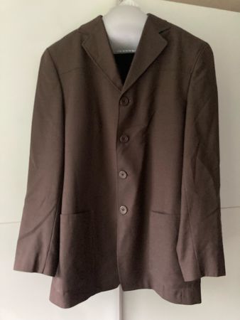 Yves / Blazer / Herren / Gr. 94 / Braun / 100% Schurwolle