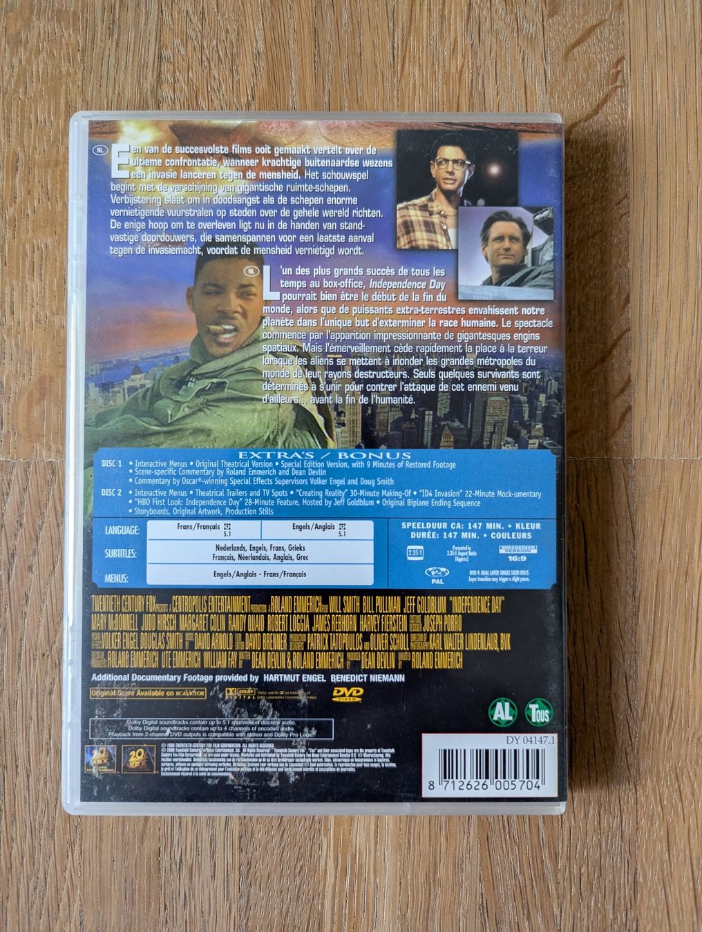 Tutti i DVDs: DVD Independence Day - Edition Spéciale – Usato da Basel venduto da seewhybee 1
