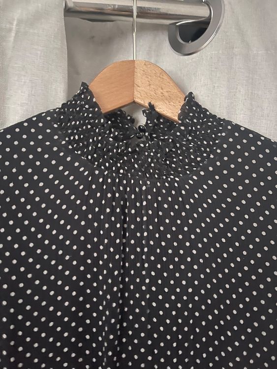 Vintage Kleid Schwarz Mit Punkten Grösse S 34 | Kaufen Auf Ricardo