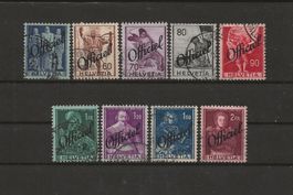 Suisse -1942 Sujets historiques Officiel