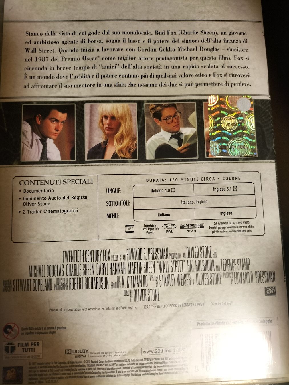 Tutti i DVDs: Dvd Wall sreet – Nuovo (secondo la descrizione) da Penthalaz venduto da fed_5ypc 1