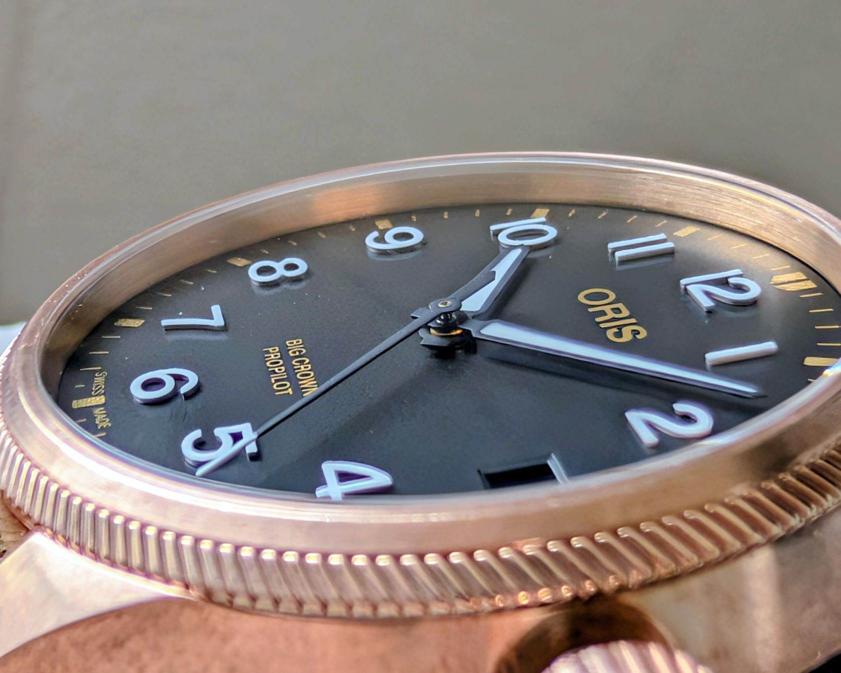 Oris Montres: Big Crown ProPilot Big Date bronze – D'occasion à Mols par Mountain_Picture 1