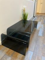 Table basse design en verre fumé, chic et moderne!