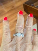 Magnifique bague avec  perles