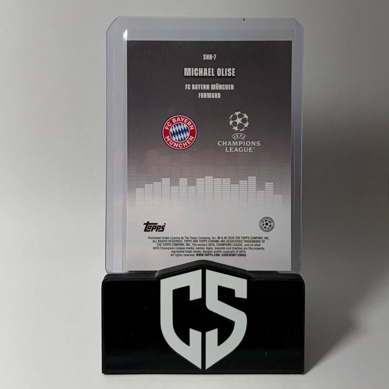 Panini Sammelbilder & Trading cards: 2025 Topps Chrome UEFA Michael Olise Silenced Refractor – Gebraucht aus Oftringen von collectsupply 1