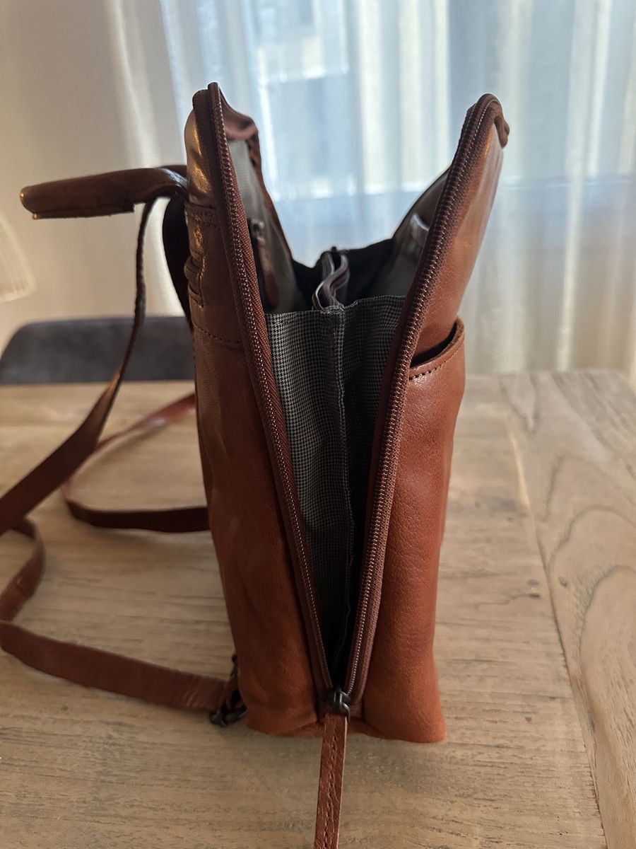 Rucksäcke: Spikes & Sparrow Lederrucksack, cognac, Top Zustand – Neu (gemäss Beschreibung) aus Zürich von phos.arch 6