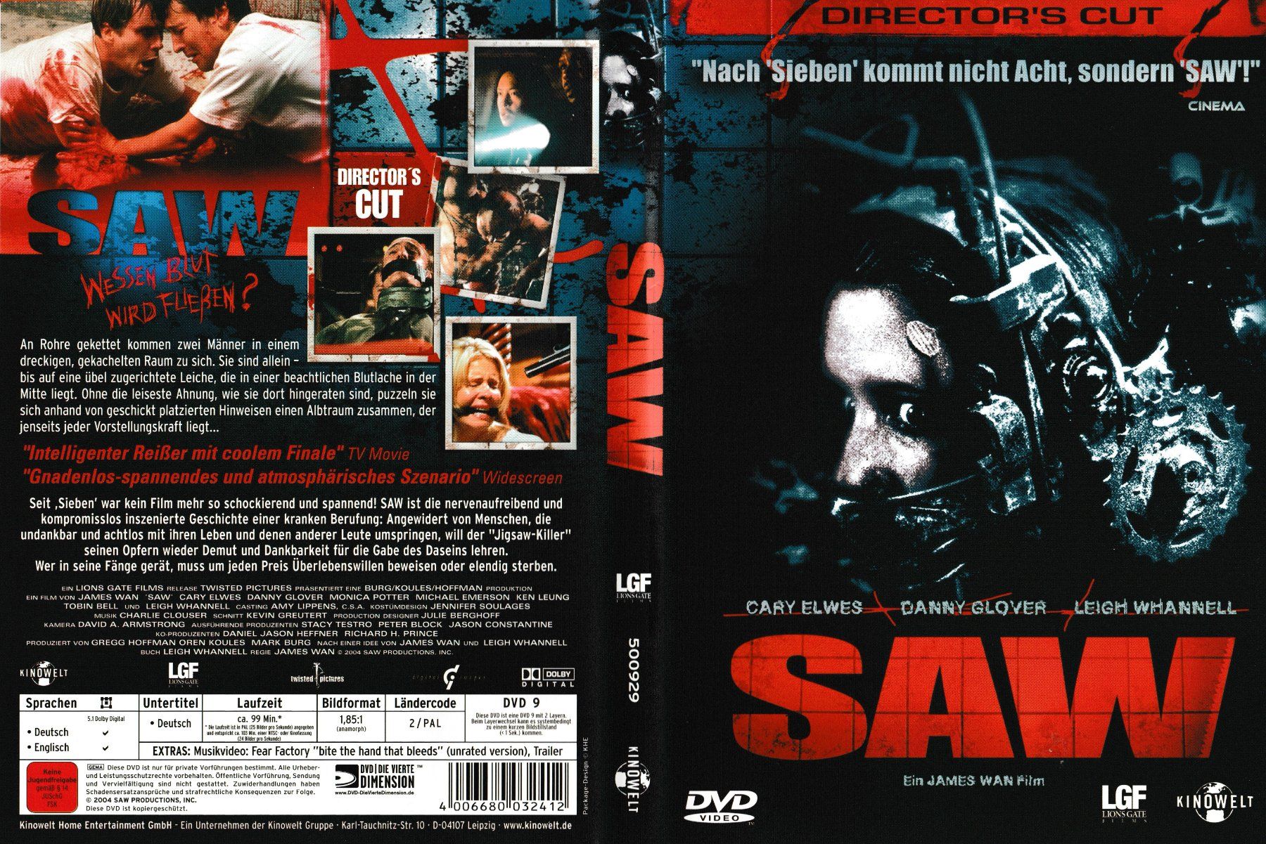 Tutti i DVDs: DVD - Saw – Usato da Langnau am Albis venduto da MediaRescuerKeLoX