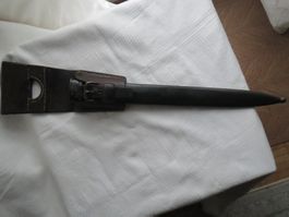 Bajonett 1918,Neuhausen,K31, Scheide, Lederfrosch