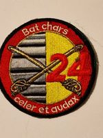 Panzer Abzeichen Badge bat chars 24 Rot