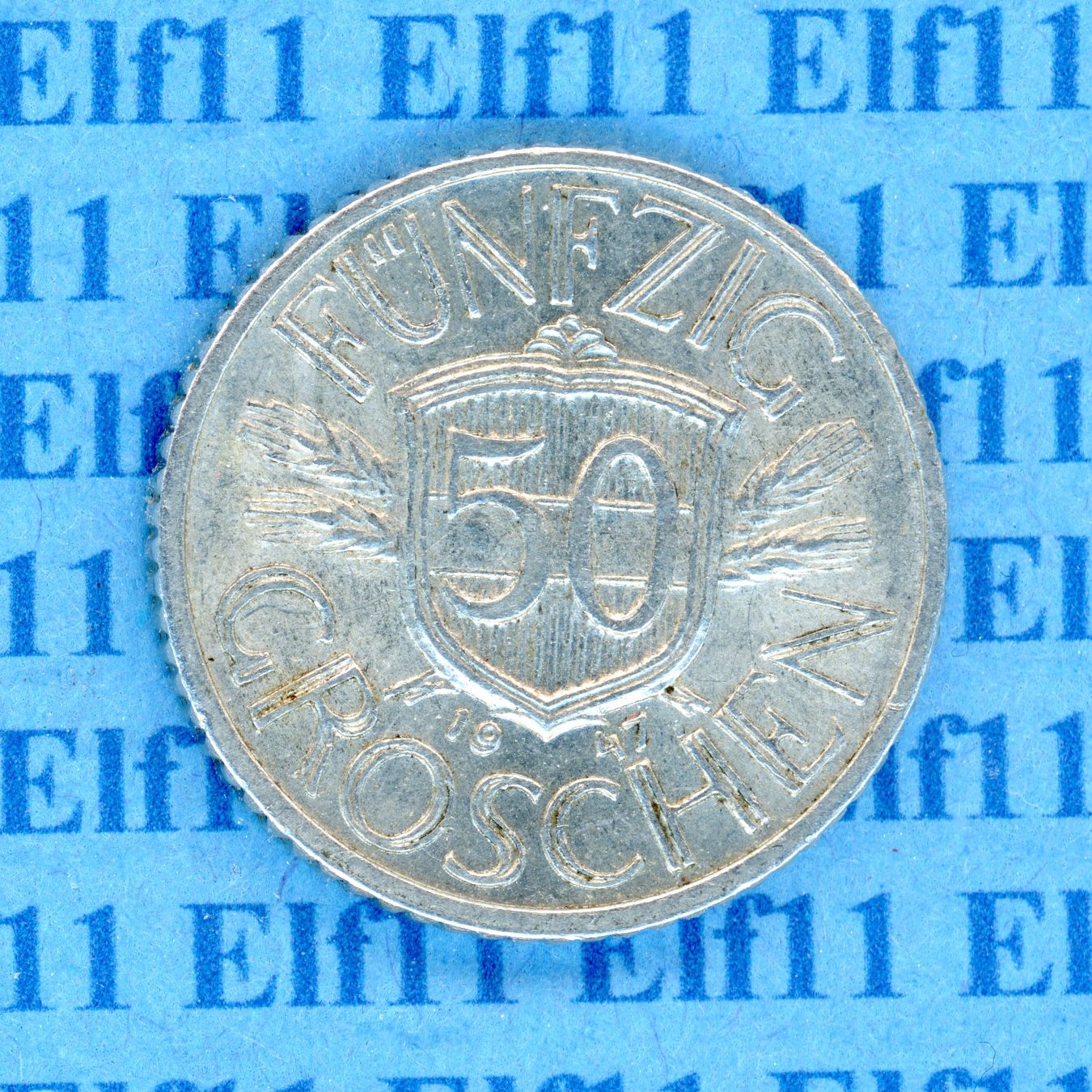Alle Münzen: ATS___0.50 1947 vz 50 Groschen – Gebraucht aus Widnau von Elf11
