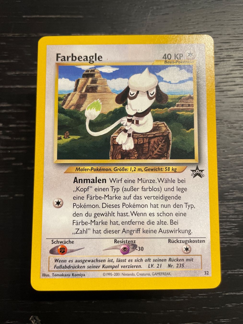 Pokémon Cartes à collectionner: Pokemon promo 32 vintage Farbeagle – D'occasion à Hugelshofen par Suimosa