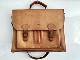 Bree Vintage Ledertasche Schultornister/ Schultasche